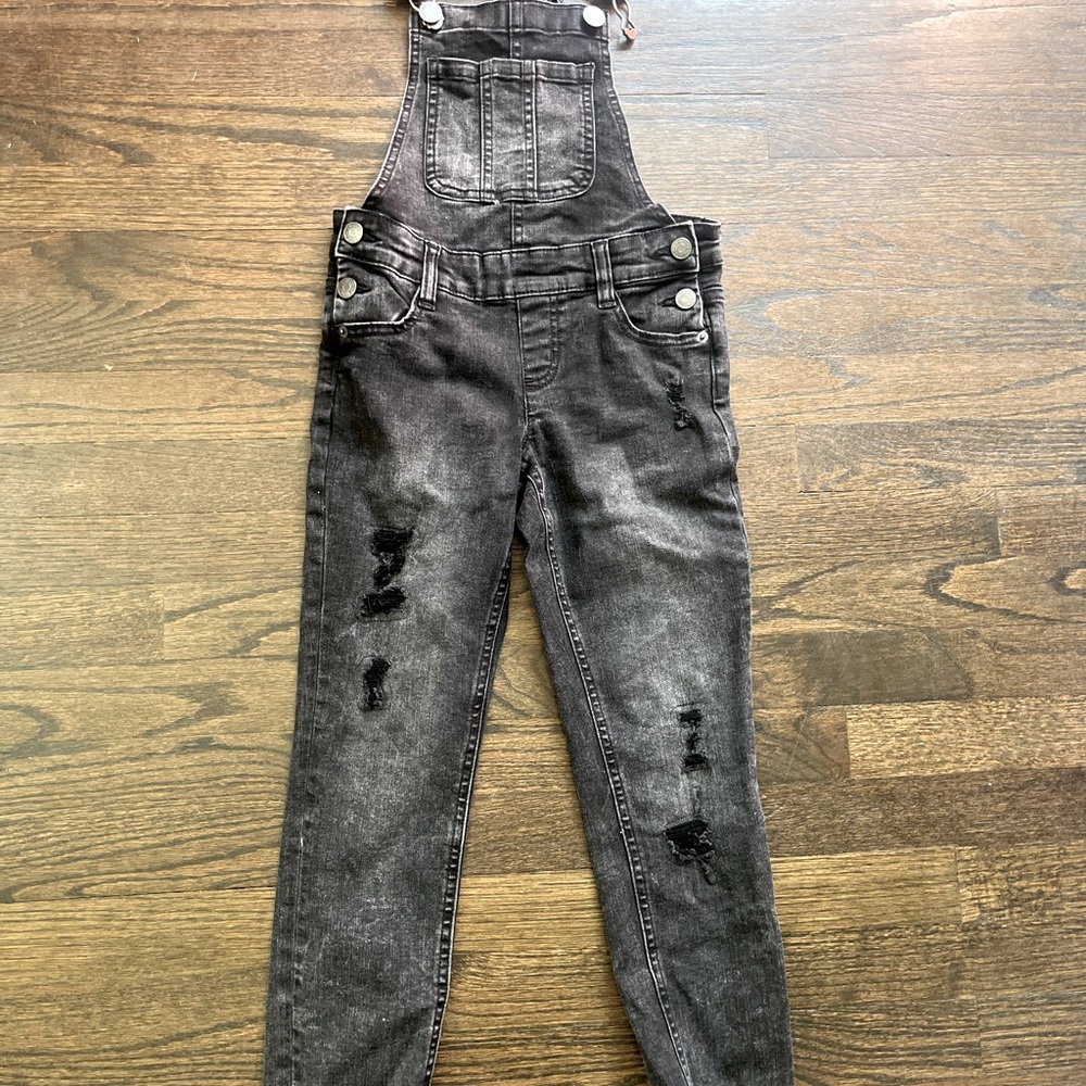 Girls Black Overalls Justice size 8 Never Worn Brand new